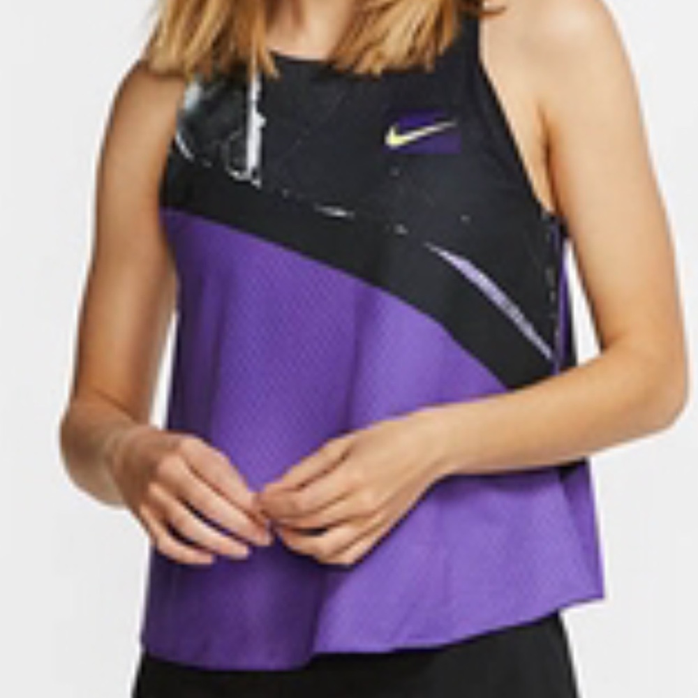 Nike Court 2in1 Tank NY purple/black/white/volt